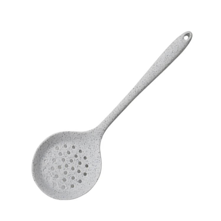 wholesale kitchen utensil Heat resistant Food grade non stick silicone  Fried Strainer Skimmer