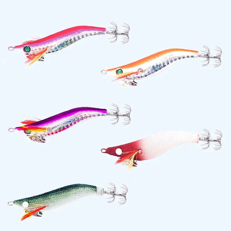New yamashita squid jig Egi octopus wood Shrimp Luminous Bait octopus lure