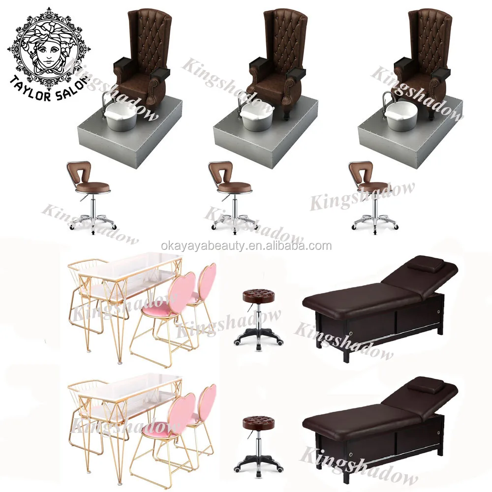 Оборудование для салона ногтей и набор мебели для маникюрного стола, спа чаша, кресло для педикюра класса люкс (62404891329)