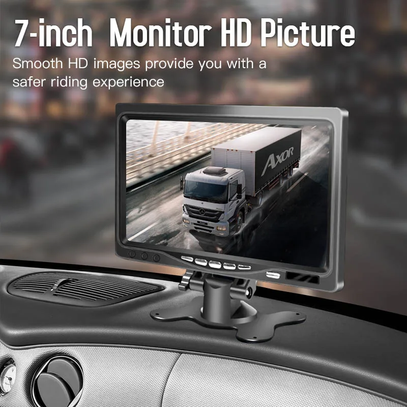 OEM 7 дюймовый монитор грузовик камера Dvr для автомобиля Система 4-канальный SD карты