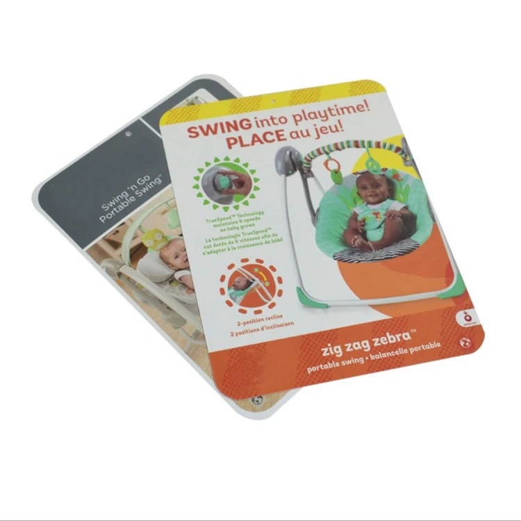 Factory price direct supply quality clothing tag brand clothing logo PP plastic simple product label card