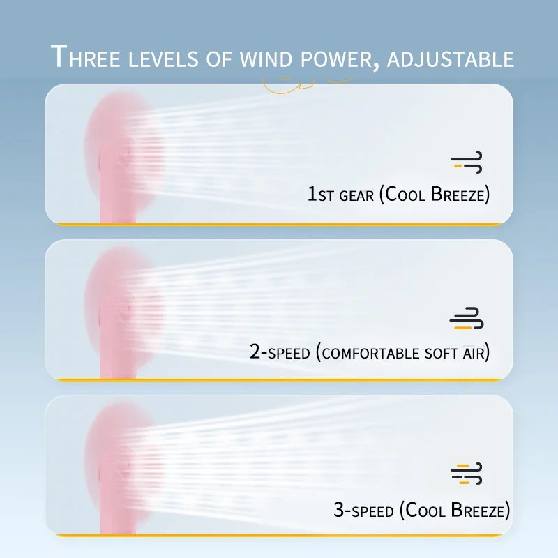 Hand Fan Rechargeable Portable Fan Rechargeable Cute Hand Held Fan