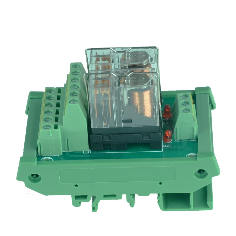 G2R-2 2 канальный релейный модуль 2NO 2NC электронный DPDT реле 24V Силовые транзисторы NPN