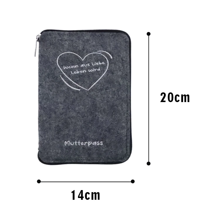Custom Pattern Pregnancy Mother Passport Mother Felt Mutterpass Cover Sleeve