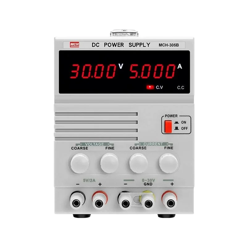 Low Price LCD Displays 30V 5A Dc Power Supply MCH-305B 30V 5A Fixed Output 5V 2A