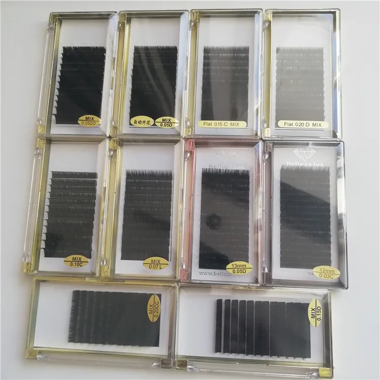 
High quality private label eyelash extensions silk and eyelashes extension volume 