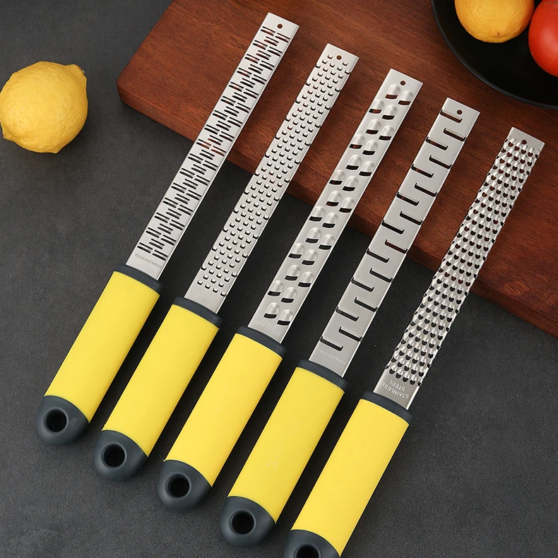 Stainless Steel Knife Blade Fruit Vegetable Tools Lemon Cheese Grater Kitchen Gadgets Chocolate Garlic Ginger Peeler Graters