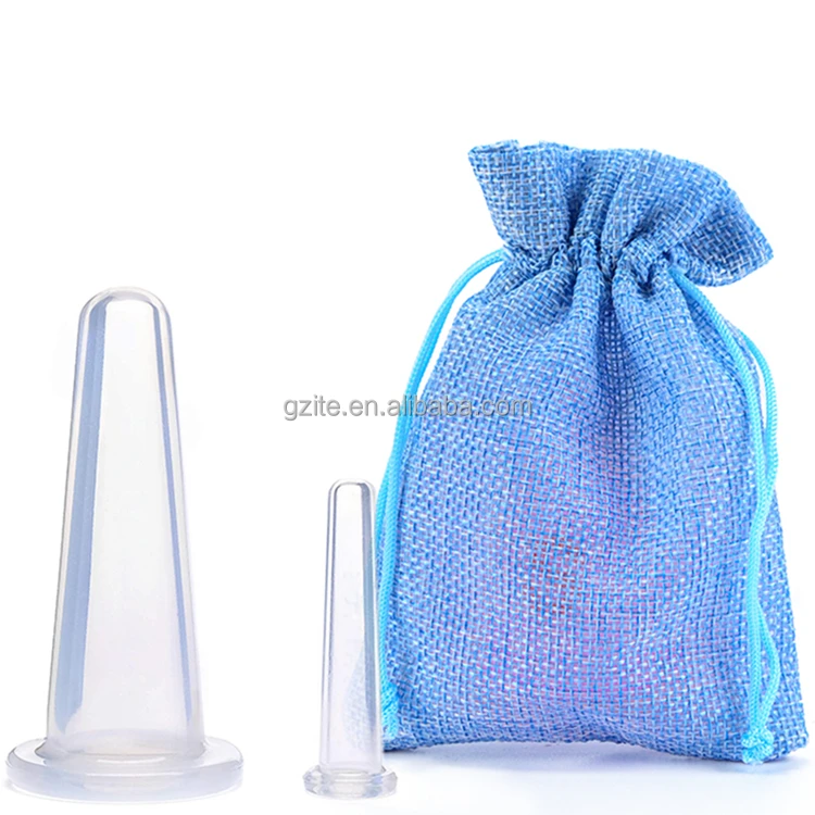 High quality wholesale price strong suction silicone cupping cups face cupping Hijama Cups for face massage