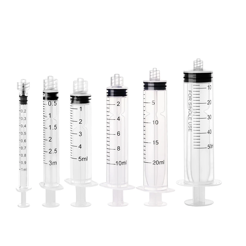 Liquid Dispenser Syringe 1ml 5ml 10ml 20ml  Industrial Syringe for Lab Ink and Pet Feeding