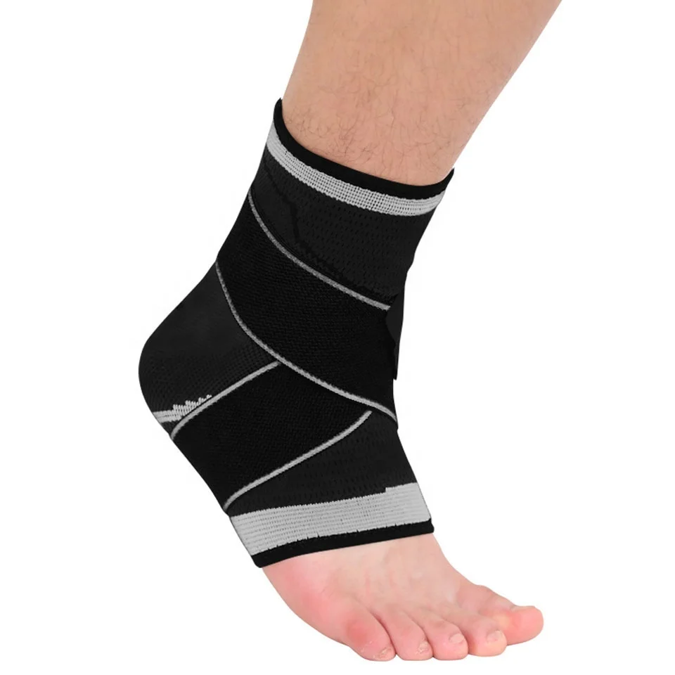 Ankle Support Sleeve Sports With Binding Strap ankle support