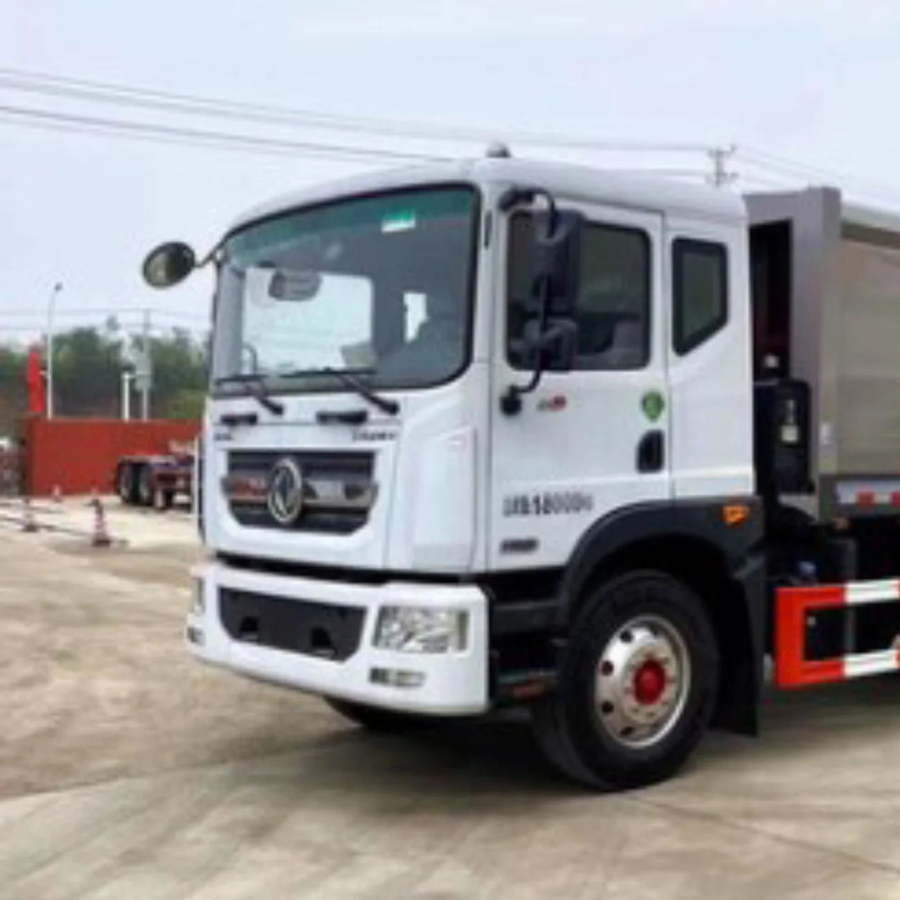 10 ton CNG compressed  plate  Food waste collector truck