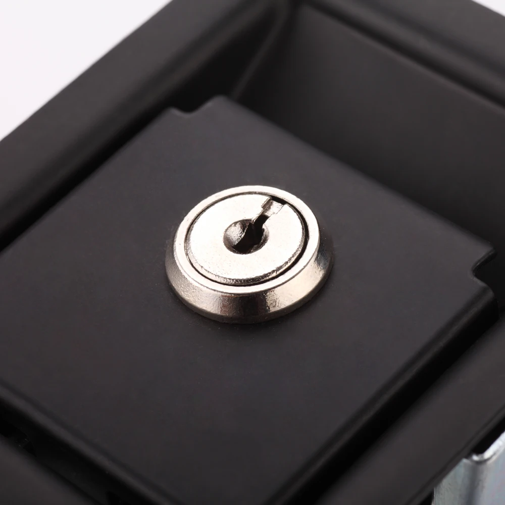 MS866-4 Mini Push-to-Close Steel / Stainless Steel Lockable Toolbox Recessed Paddle Latch