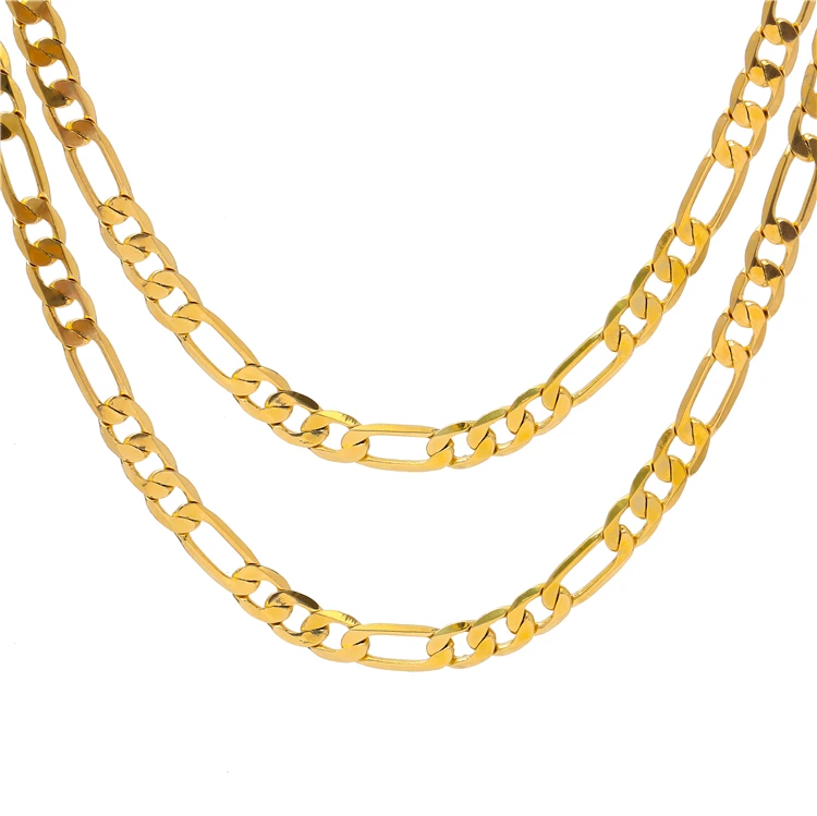 Новый стиль Оптовая Продажа Модные мужские хип хоп 18 K стальные Позолоченные ювелирные изделия ожерелье (1600286127115)