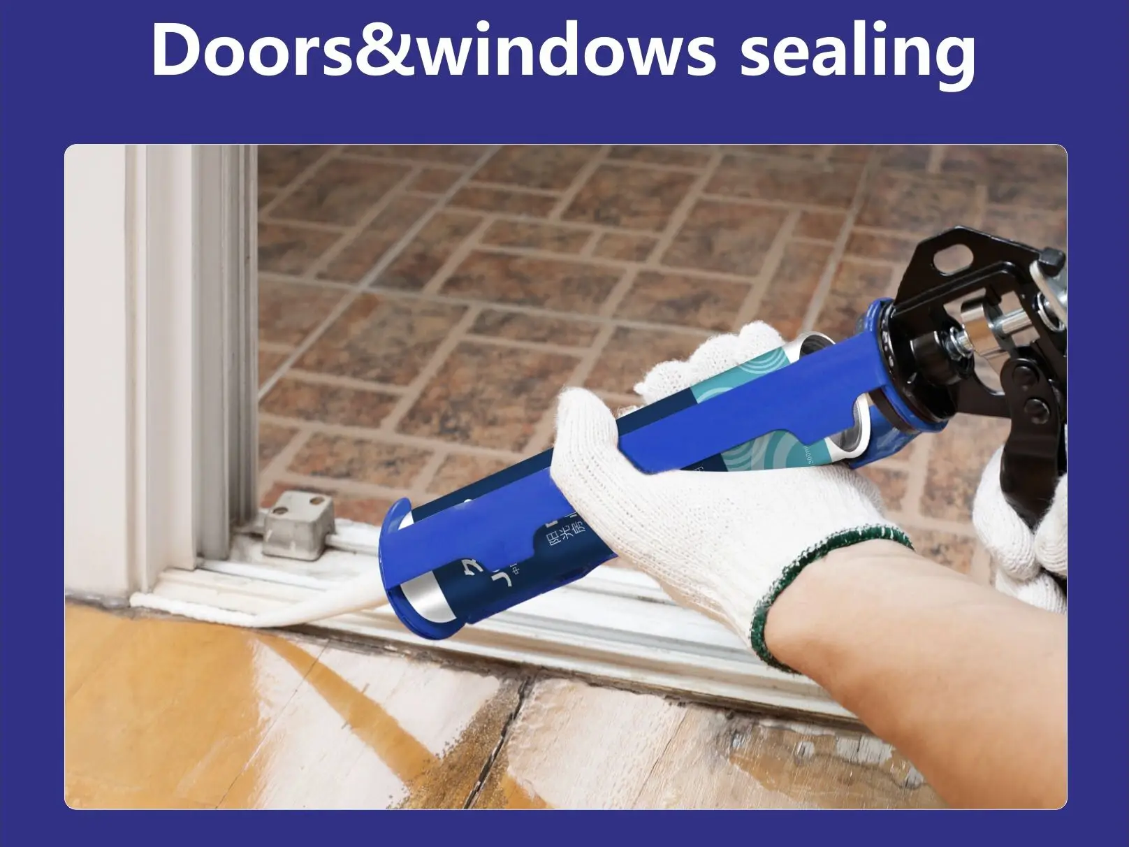 Нейтральный акриловый водонепроницаемый Быстросохнущий герметик для защиты от атмосферных воздействий OEM-сервис герметизации окон и дверей