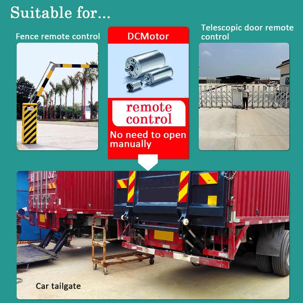 315/433 MHz frequency 4 CH wireless RF Remote Control Switch DC12V Relay Receiver Module Wireless remote motor control