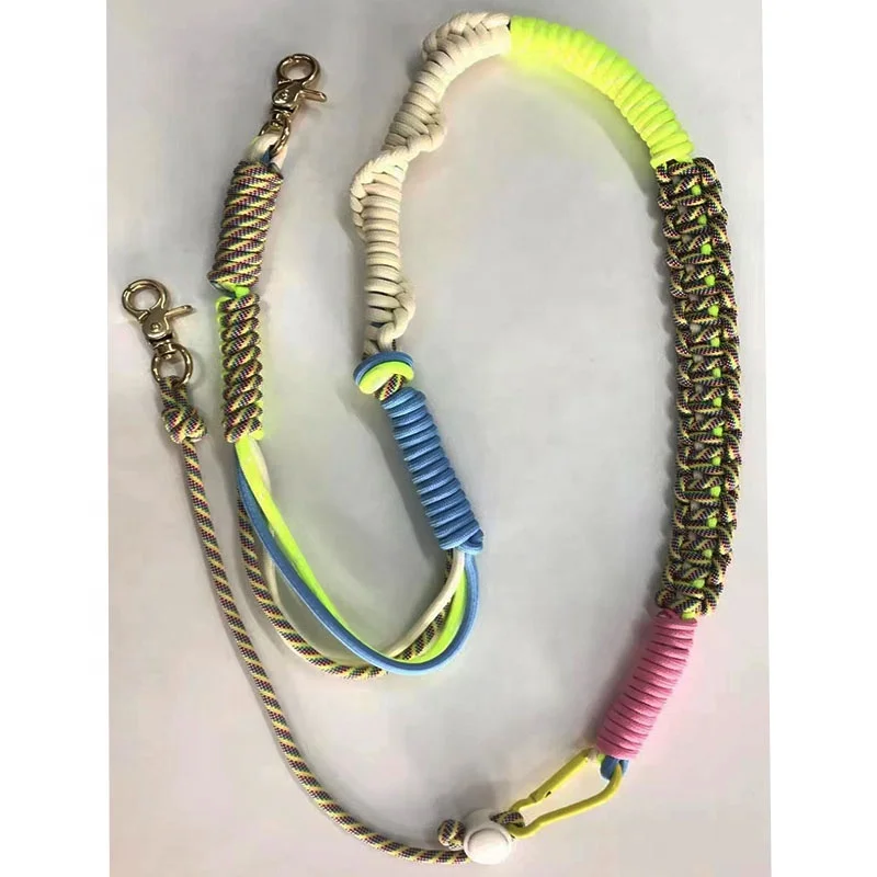 Nylon Woven Thickened Plaited Rope Tassel Custom Cell Phone Paracord Braided Macrame Lanyard