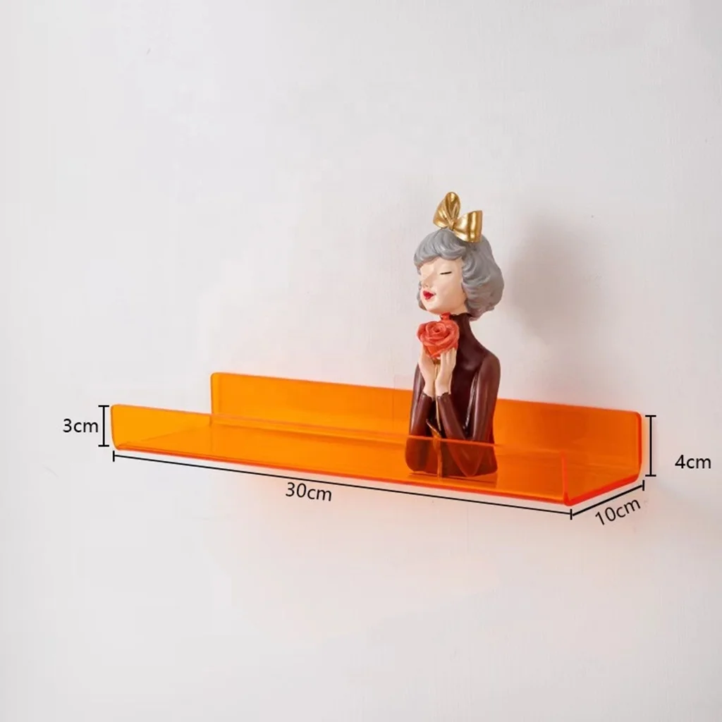 Acrylic riser display shelf Candy shelf display wall Kitchen shelf riser