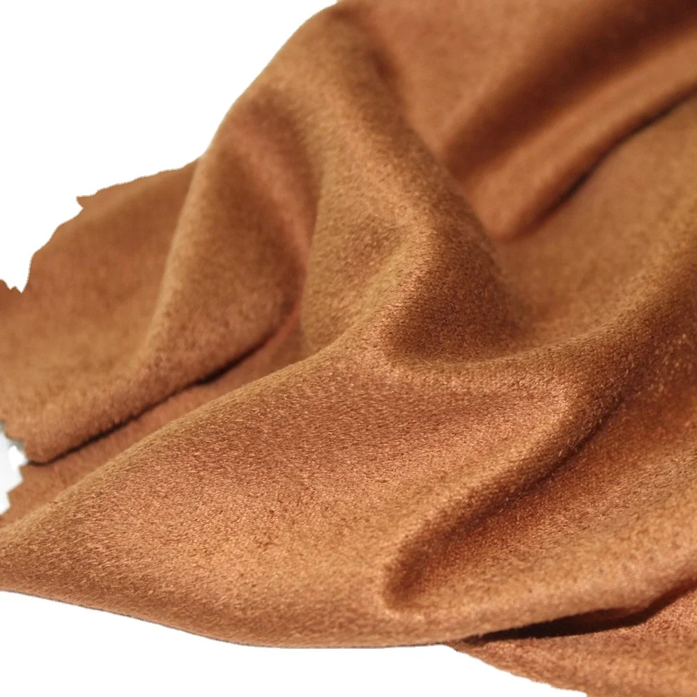 Five weft suede fabric composite factory produces direct sales woven single weft suede home textile shoe bag pillow fabric