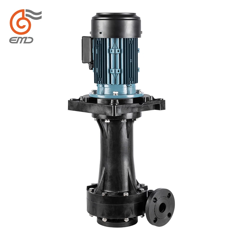 YTD series 1.5kw chemical pump corrosion resistant circulating centrifugal spray vertical pump out tank for waste gas scrubber