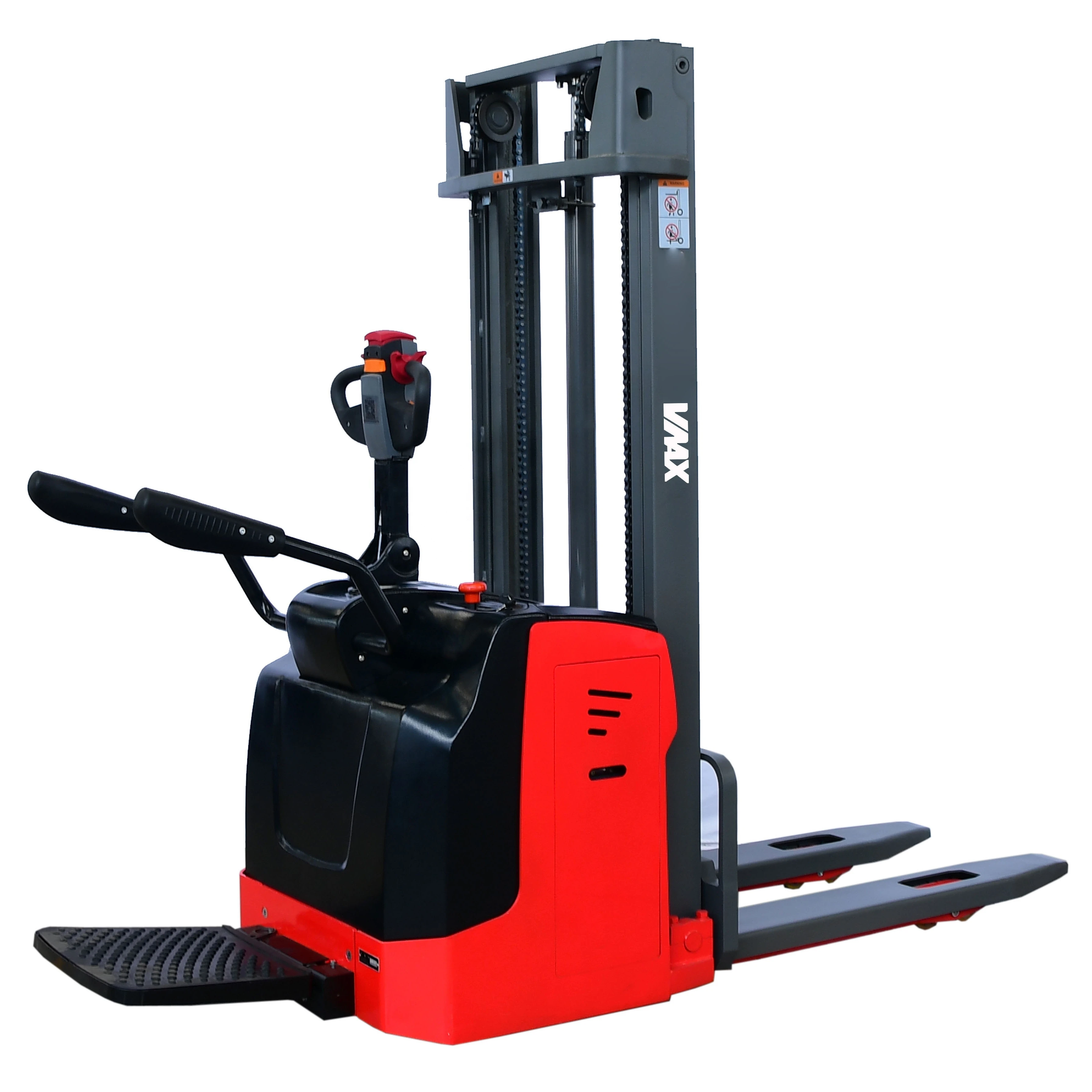 Ready to Ship Factory Price small warehouse electric  stacker 2 ton electric pallet stacker 5.5m with lithium battery