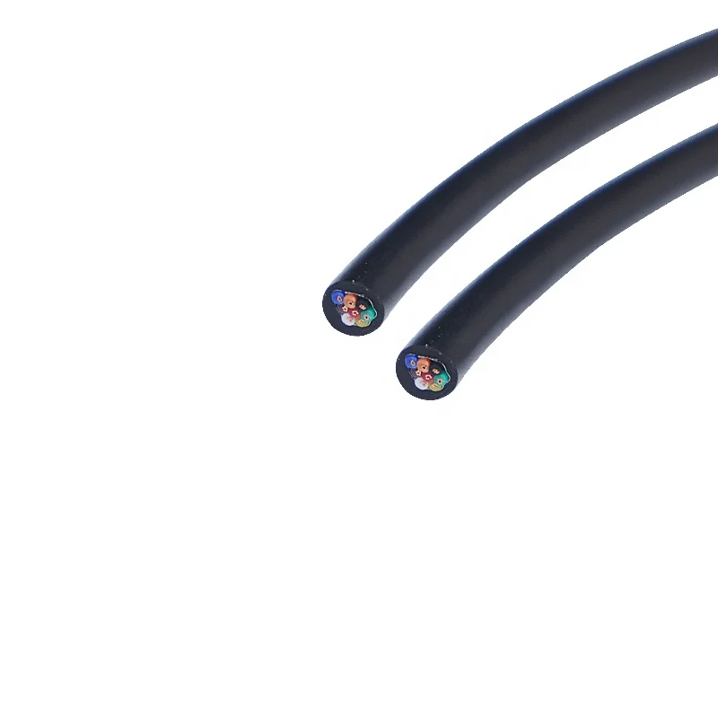 28AWG 8 ядро Yigao шнур питания многоядерных обшитый тёмные очки в круглой проволочной провод с сердечником экранированный алюминиевой
