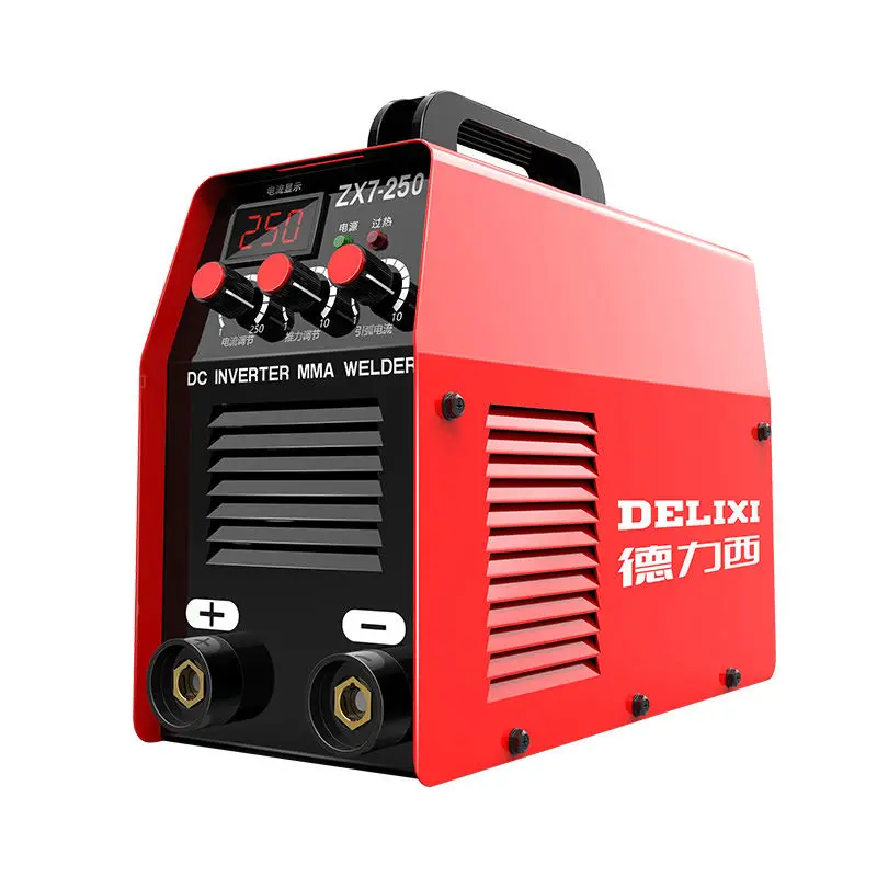  DELIXI аппарат для дуговой сварки ZX7-250S (MMA-250S) Одиночное напряжение 6 конденсаторы инверторный Сварочный
