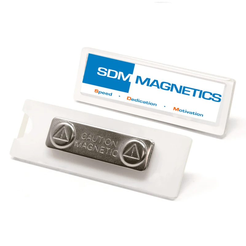 Free Samples Daily Factory Custom Shape Magnetic Name Tags Holder Magnetic Button Badge