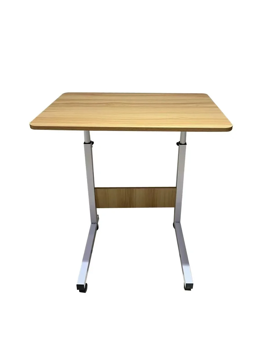 Movable Side For Living Room Bedroom Sturdy Slide Under Sofa Table with Metal Frame Shaped End Table