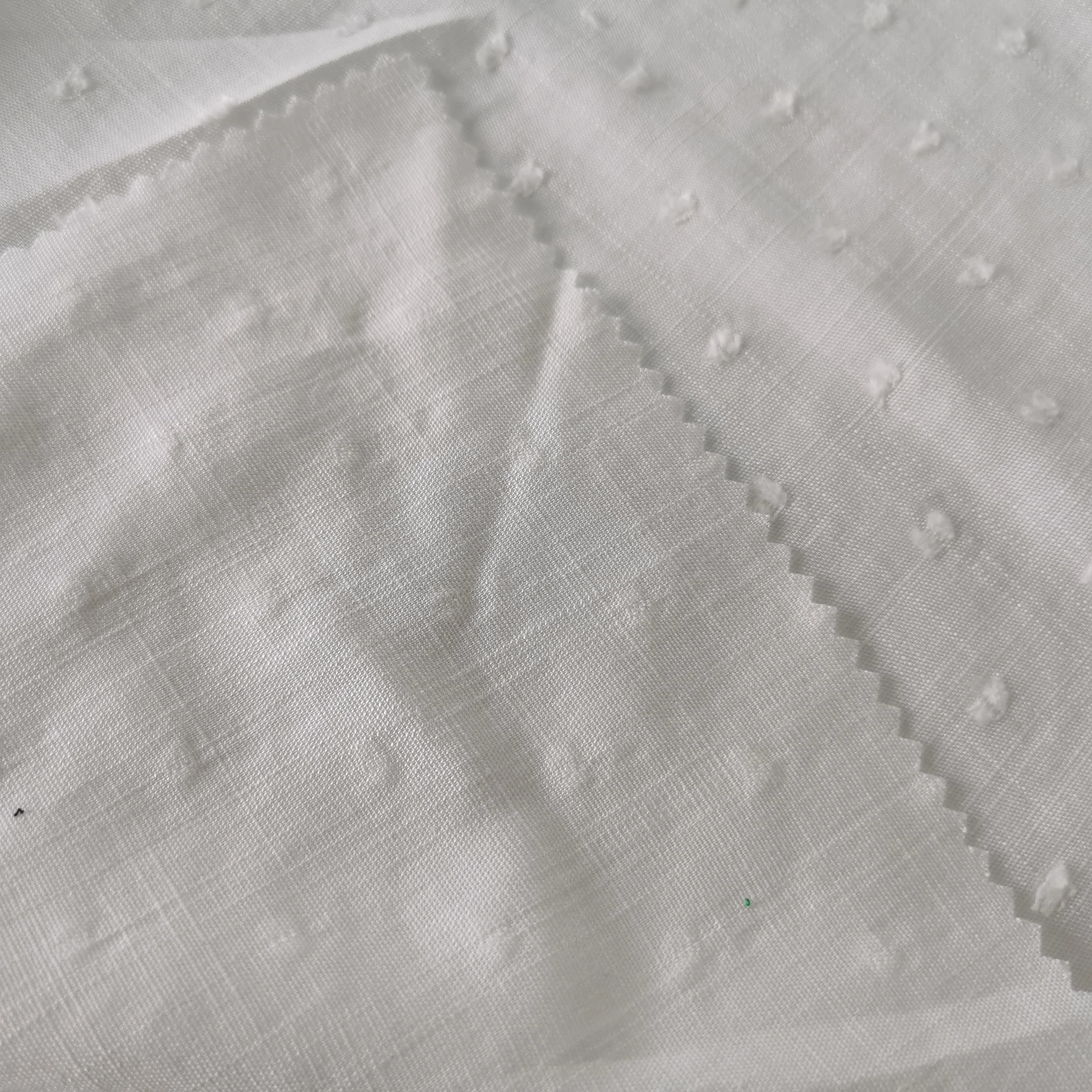 New arrival samples dot fabric Jacquard fabric 100% cotton fabric for garment