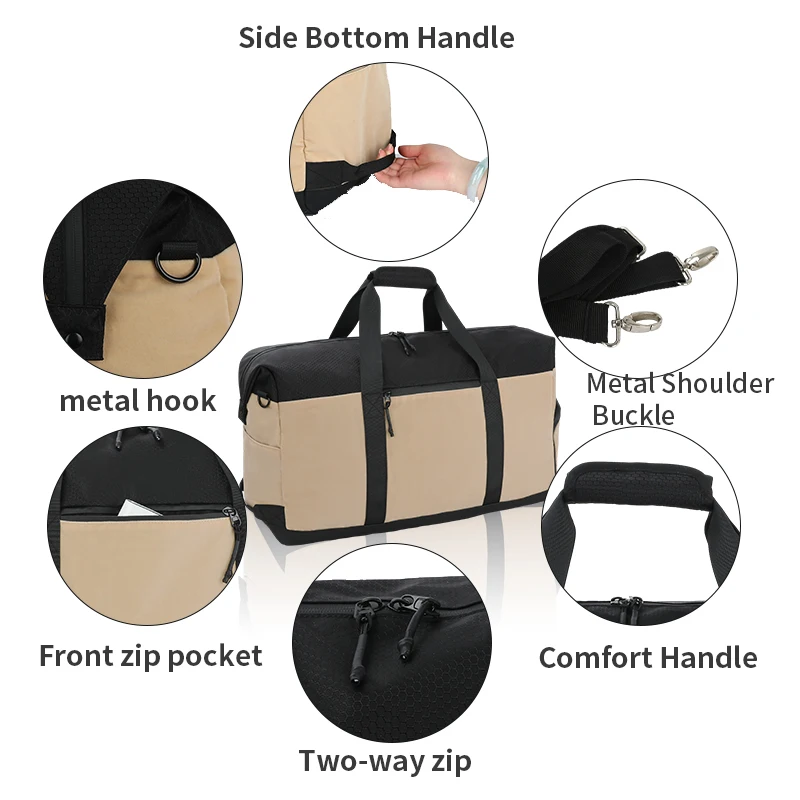 Large Capacity Folding Travel Bags Waterproof Luggage Tote Handbag Shoulder Duffle Bag Gym foldable Travel Bag For Women Men