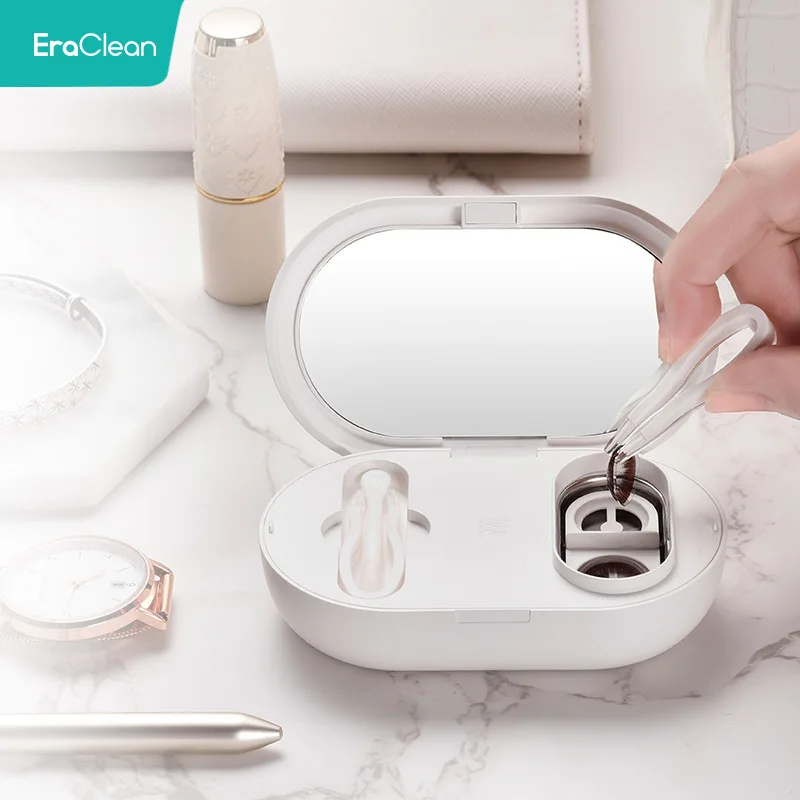 Аппарат xiaomi Eraclean для ультразвуковой очистки контактных линз 56000 Гц высокочастотная вибрация таймер