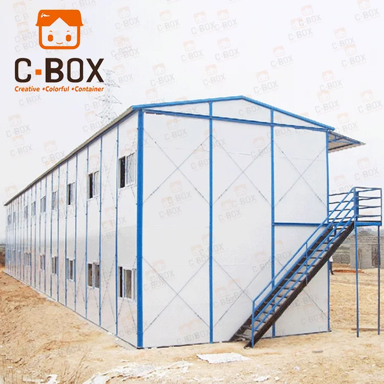 
Easy Install Light Steel Structure K Type House High Quality China Prefab House For Labor Camp Accommodation Houses 