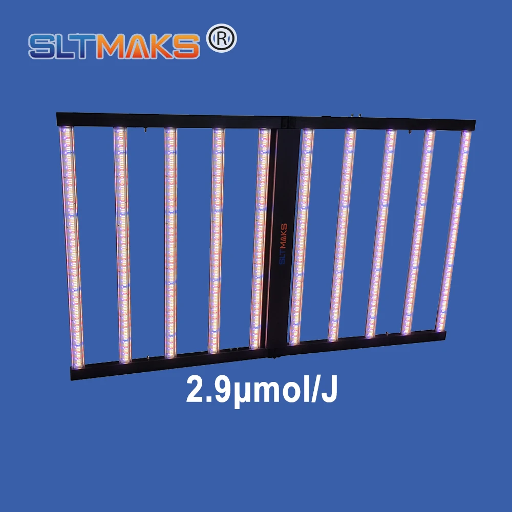 Hydroponics Glasshouse 6Ftx4Ft Grow Lights 1000W Samsung High Ppf 3.0Umol/J Foldable Full Spectrum Led Grow Light 4X6