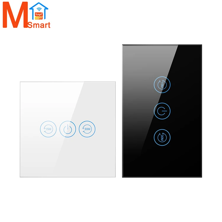 Умная кнопка управления водонагревателем Tuya, 20 А, Wi-Fi, голосовое управление