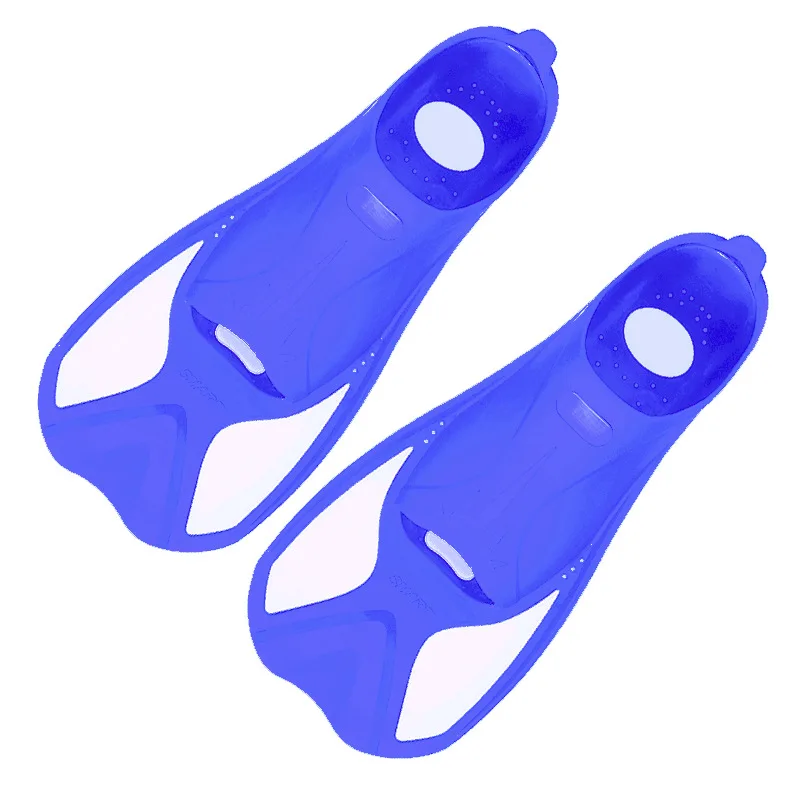 Kids Snorkeling Scuba Short Floating Training Thermoplastic Rubber Pool Flipper Snorkel Fins Freediving Swimming Fins
