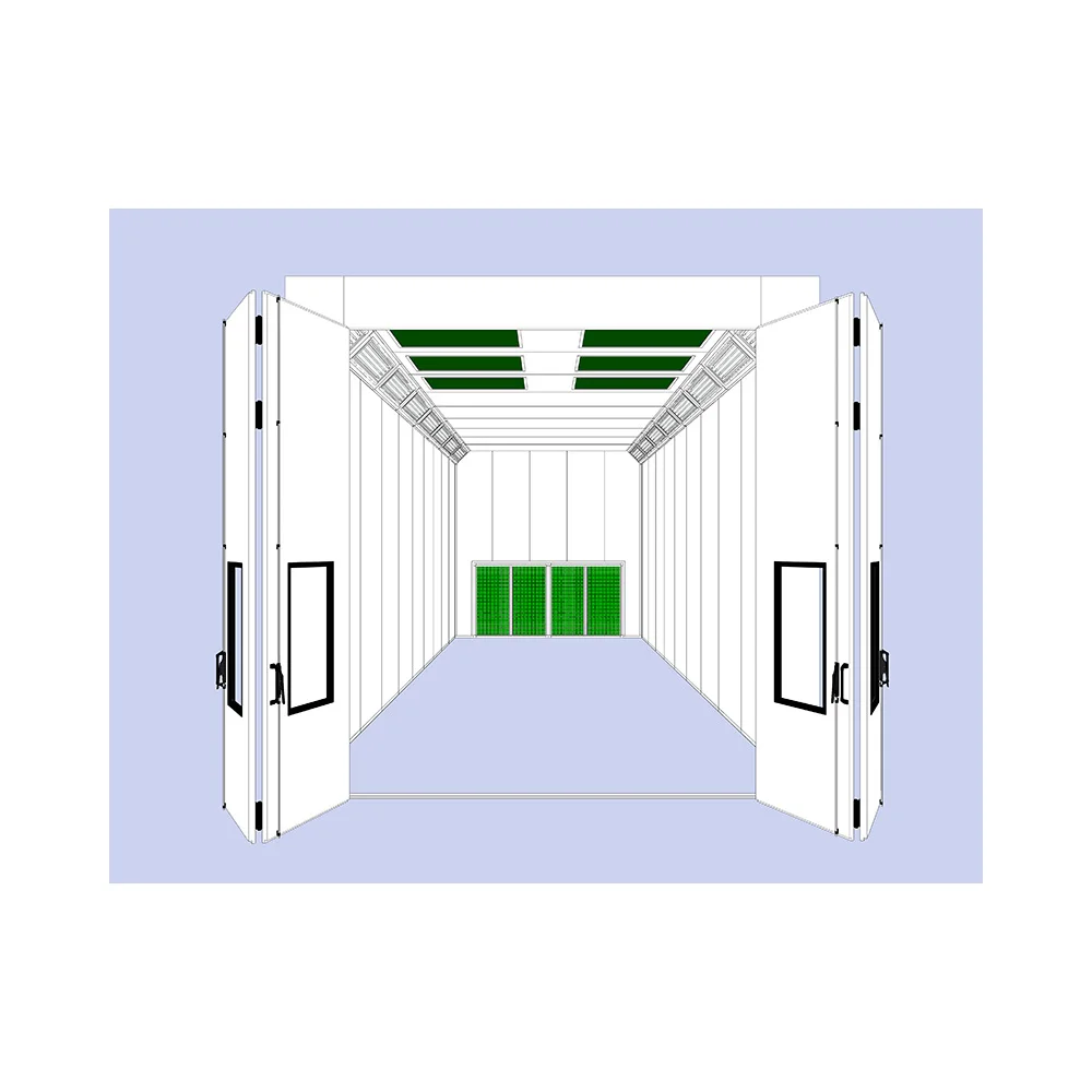 Оптовая продажа, Высококачественная стеновая панель из пенополистирола или минеральной ваты под заказ, Дизельный Нагреватель, окрашенная Автомобильная кабина для выпечки