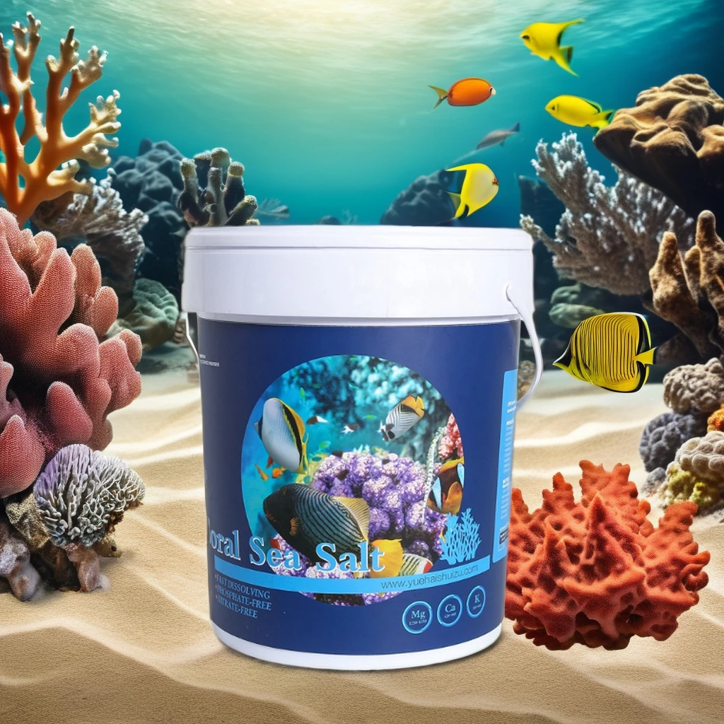 High Quality Instant Oceanic Sea Reef Salt Mix Eco-Friendly PET/Plastic Material for Water Aquariums and Coral Farms