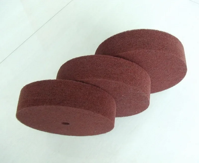 non woven polishing material for stainless steel deburring burring polishing finishing
