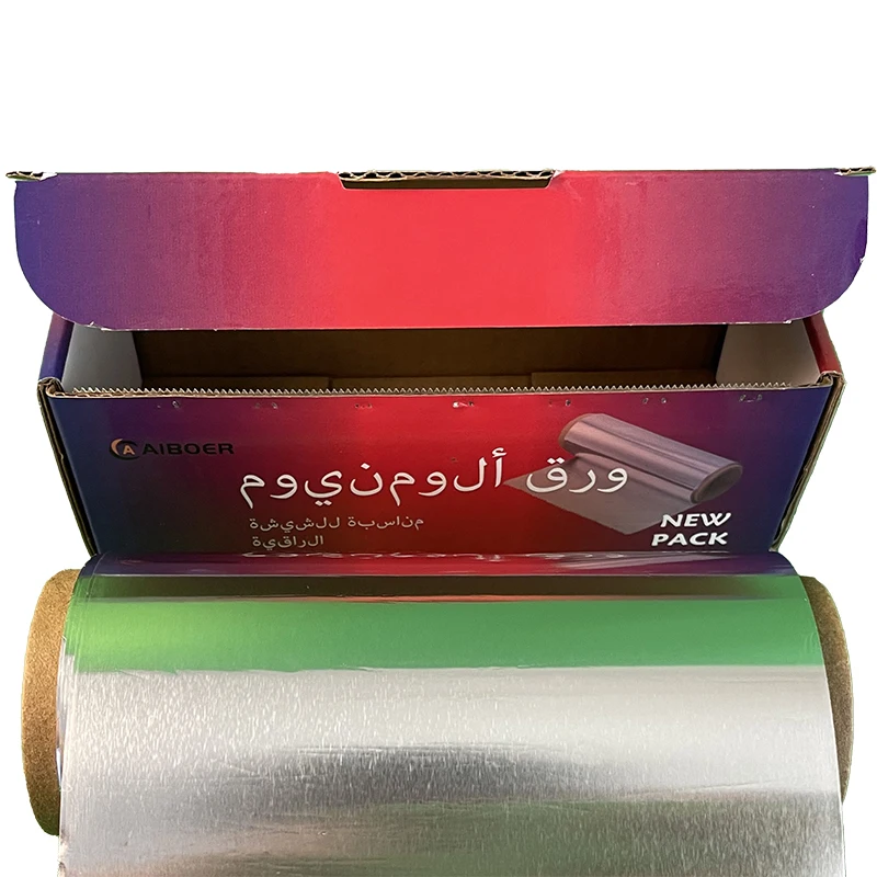 No MOQ Best Price High Quality Shisha Hookah Foil Arabic Style 25mic 30mic 35mic 40mic Aluminum Foil Roll for Hookah