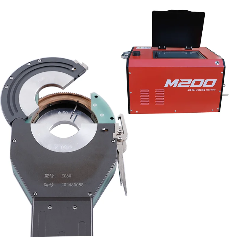 Orbital tig welding machine EC80 Weld Head for 12.7-76.2mm stainless steel pipes automatic welding with PLC Control System