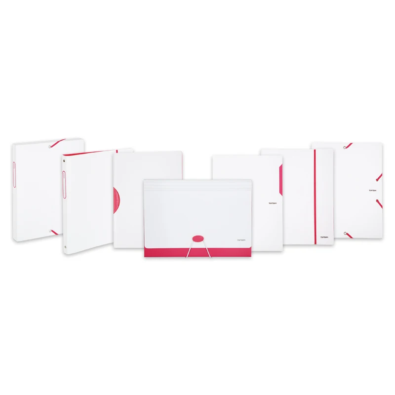 TOPTEAM. Blanco.PP hot selling Elastic Folder file
