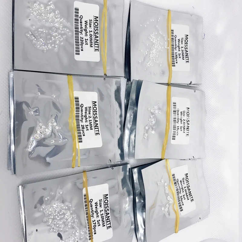 Factory sell Loose full White DEF VVS color Round Excellent cut MOISSANITE Diamond in wholesale price