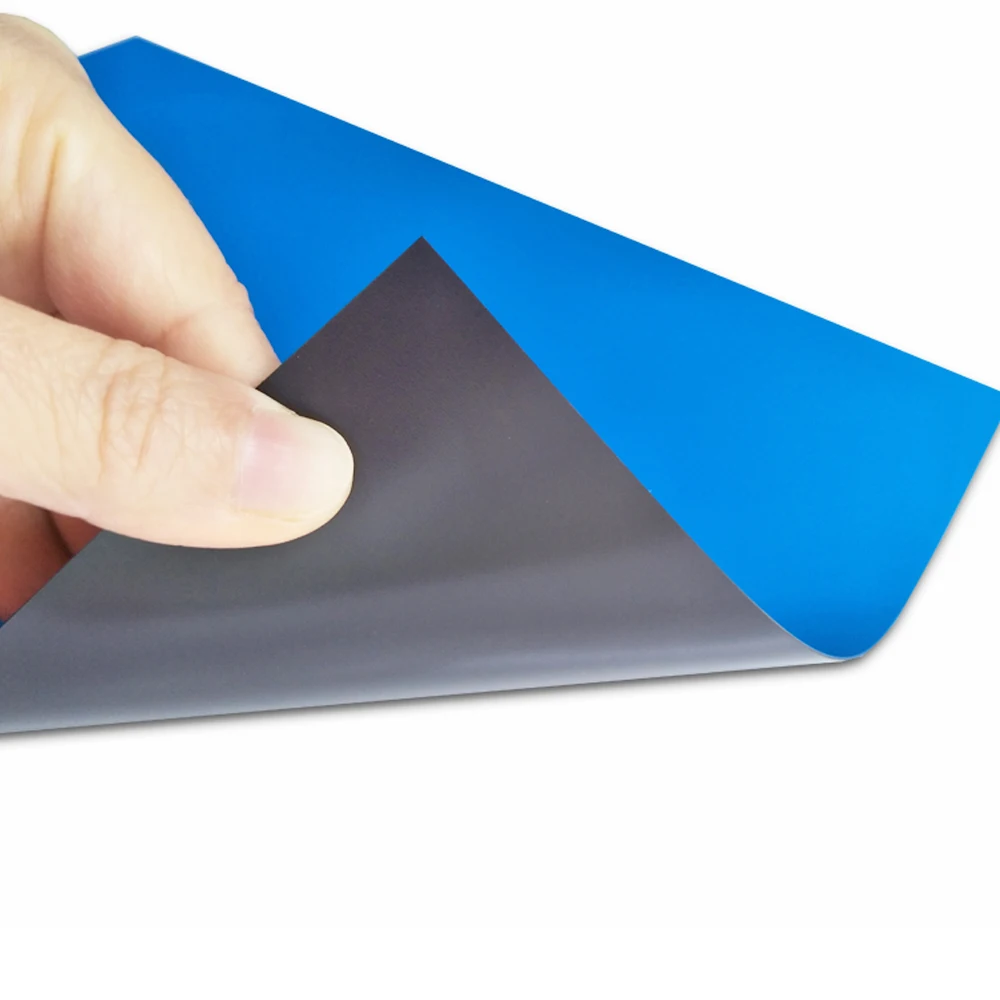 AMC High Quality Magnetic Flexible Rubber Isotropic Magnet Vinyl A4 Sheet Roll Strong 3M Tape Adhesive Magnets rubber magnet
