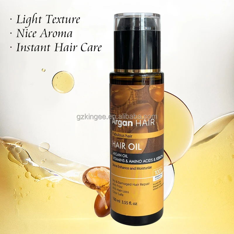 2023 Organic Natural Moroccan Argan Oil Essence INECTO Hair Serum Rich in VItamins Amino Acids Anti Hair Dryness
