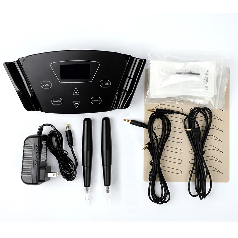 Black Pearl III Machine Simple Control Permanent Makeup Eyebrow Tattoo Machine With 2pcs Pen
