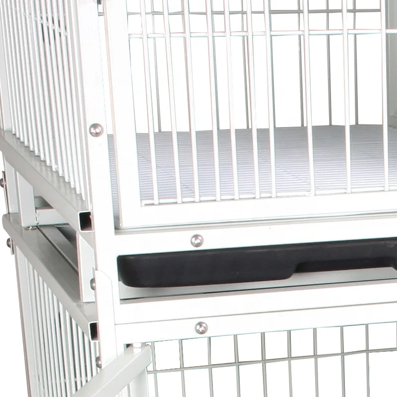 Parrot cage factory customization hot sale bird box Small Animal Breeding Pigeon Parrot cage Metal mesh Stackable design OEM new