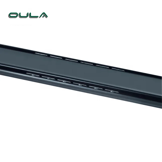 Furniture Cabinet 2 Fold Full Extension Under Mount Drawer Slides Soft Closing Hidden Buffer Slide Rail