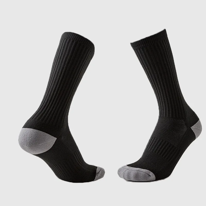2023 custom logo super elite anti slip sport soccer socks compression basketball socks for men