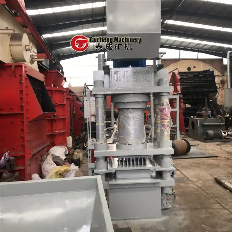 Energy saving Calcium carbonate briquette machine process