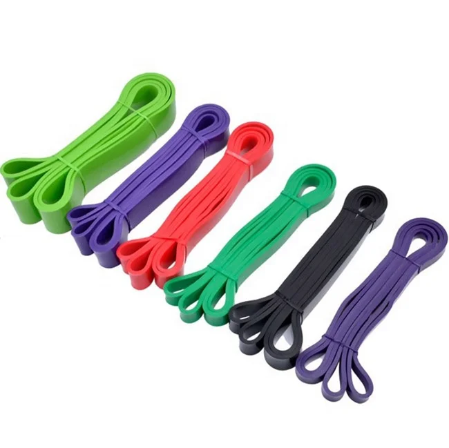 Оптовая продажа, набор резиновых резинок для тренировки ног в тренажерном зале с логотипом для силовых тренировок